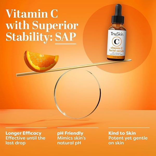 INSEZA Vitamin C Serum For Face – Anti Aging Face Serum with Vitamin C, Hyaluronic Acid, Vitamin E – Brightening Formula – Improve Appearance of Dark Spots, Tone, Fine Lines & Wrinkles, 2 Fl Oz