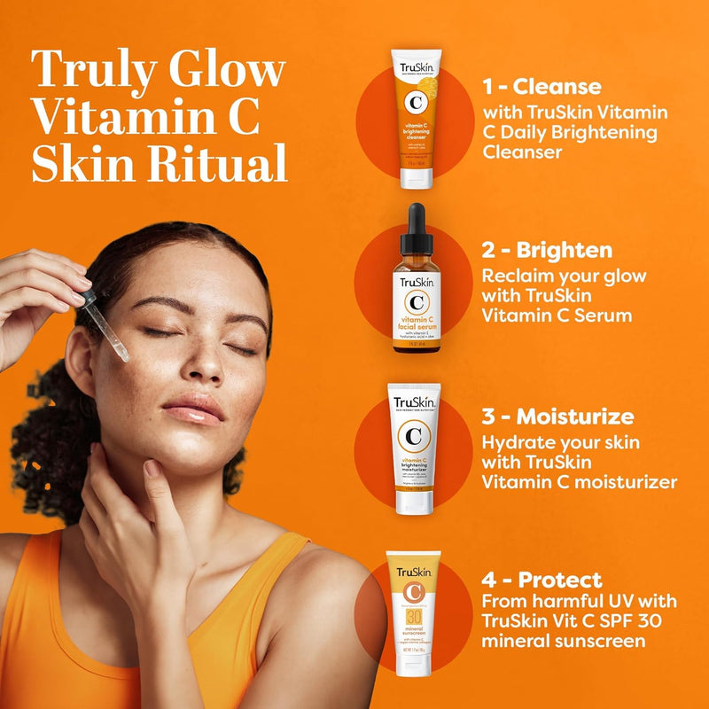 INSEZA Vitamin C Serum For Face – Anti Aging Face Serum with Vitamin C, Hyaluronic Acid, Vitamin E – Brightening Formula – Improve Appearance of Dark Spots, Tone, Fine Lines & Wrinkles, 2 Fl Oz